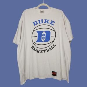Vintage Nike Duke Basketball Distressed Grunge Thrash Shirt XXL USA Made